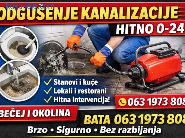 Odgušenje kanalizacije