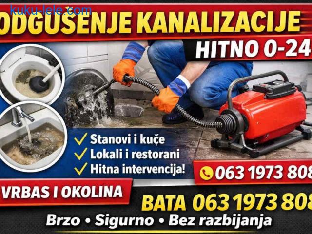 Odgušenje kanalizacije