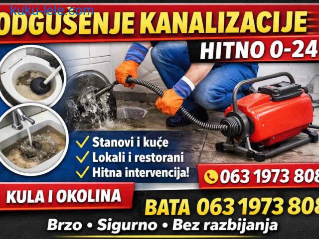 Odgušenje kanalizacije