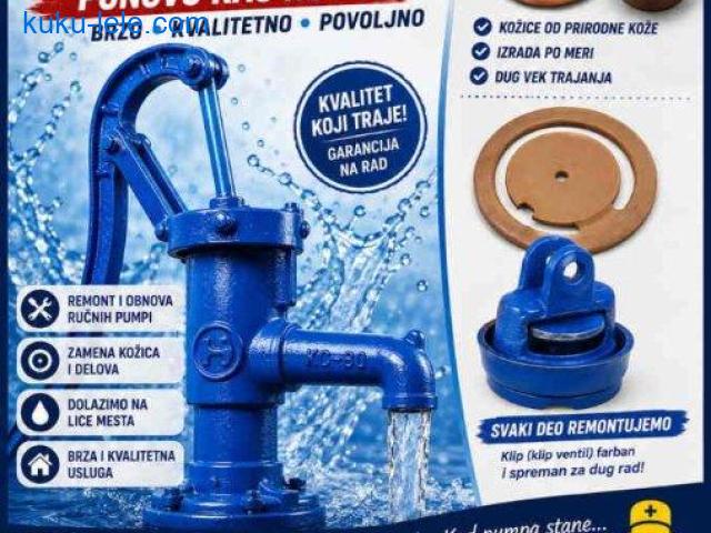 Remont ručnih pumpi i kožice za ručne pumpe